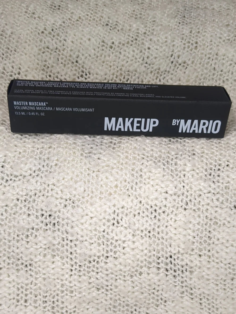 Makeup By Mario Volumizing Mascara in Super Black, 13.5ml/0.45fl oz